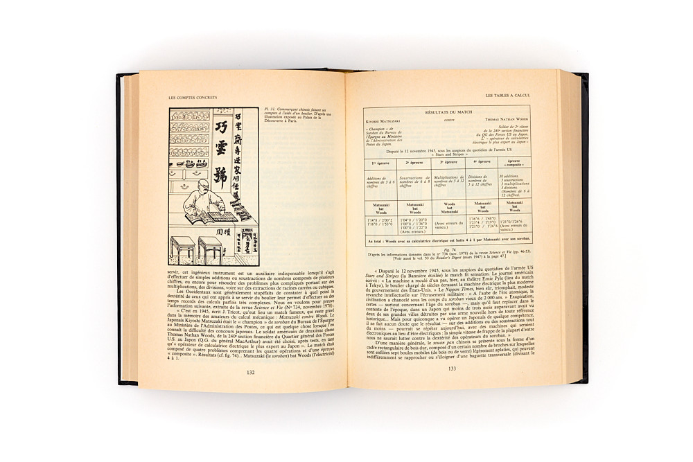 pp.132-133 : utilisation du boulier en Chine.